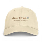 Washed Cap – “Wherever You Go, Bloom Where You’re Planted” Floral Inspirational Hat