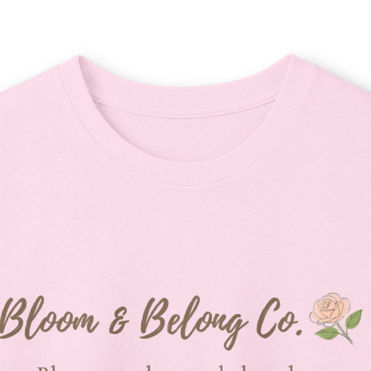 Bloom & Belong Co. Long Sleeve Tee – “Bloom gently, you’re doing fine”