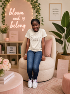 Youth Tee — "Becoming Her" Minimalist Inspirational Shirt
